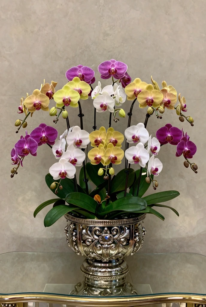 Luxuriöses Orchideen-Arrangement